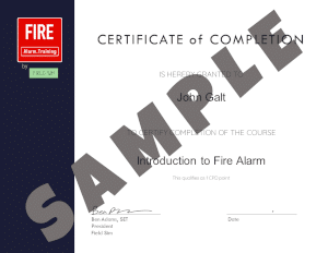 Course Completion Certificate Example